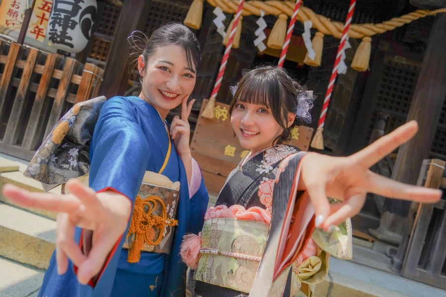 着物姿のお客様・七五三・成人式イメージ